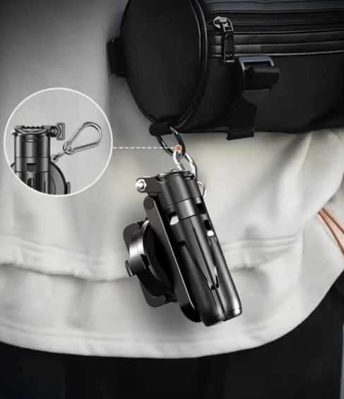 Mini MagSafe Phone Tripod & Selfie Stick | Magnetic Foldable Stand for iPhone | Adjustable Angle, Portable Design for Vlogging, Selfies & Video Calls